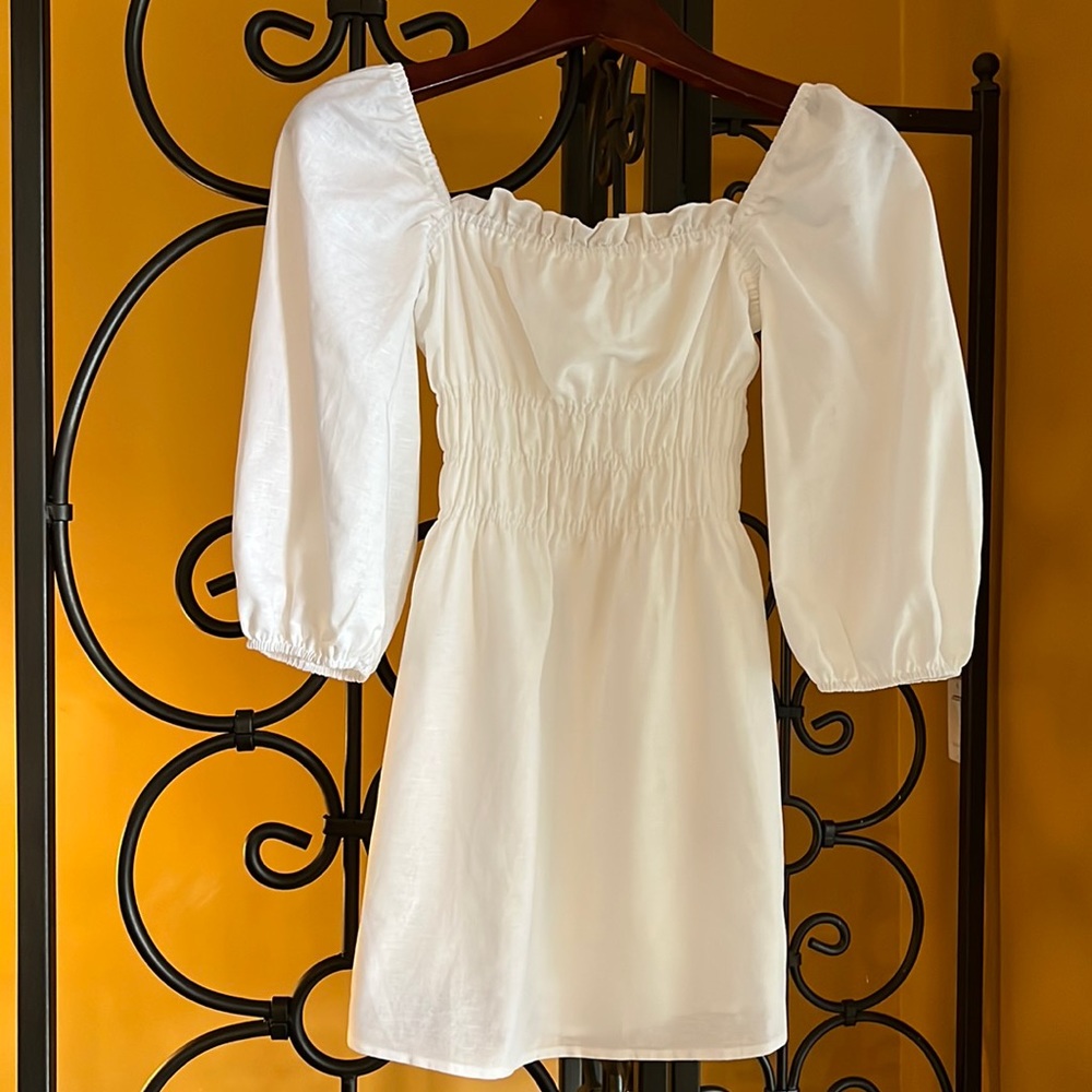 CHARLIE HOLIDAY Boheme White Dress